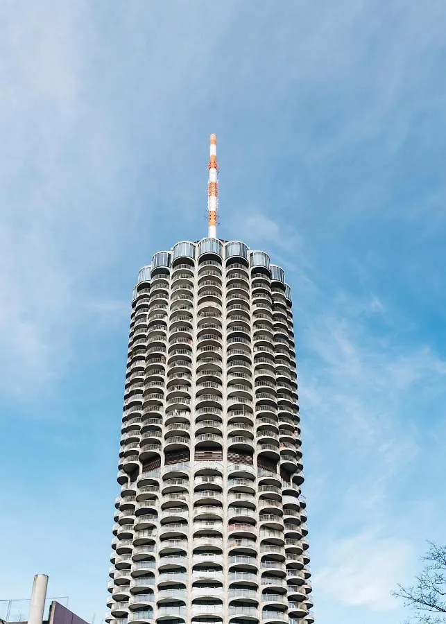 Apartment Great City View I 26 Floor I Netflix And Boxspringbed Augsburg